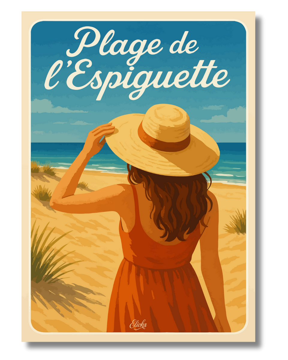 Affiche Plage de l'Espiguette