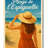 Affiche Plage de l'Espiguette