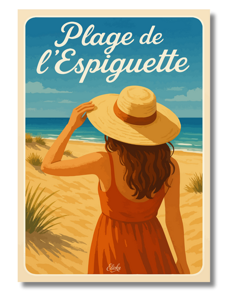 Affiche Plage de l'Espiguette