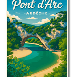 Affiche Pont d'Arc Ardèche