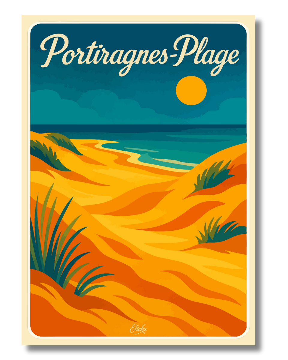 Affiche Portiragnes-Plage