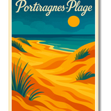 Affiche Portiragnes-Plage