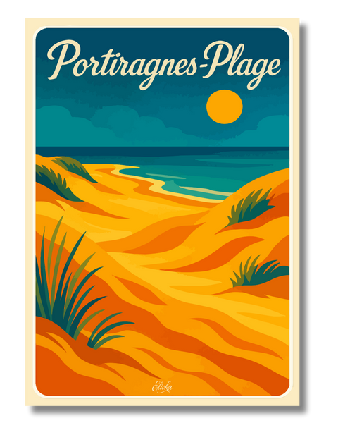 Affiche Portiragnes-Plage