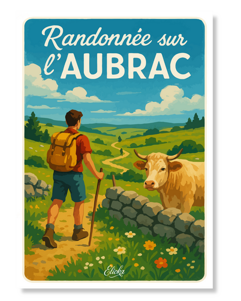 Affiche "Randonnée sur l’Aubrac"