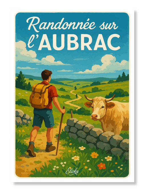 Affiche "Randonnée sur l’Aubrac"