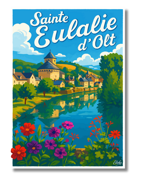 Affiche Sainte-Eulalie-d’Olt