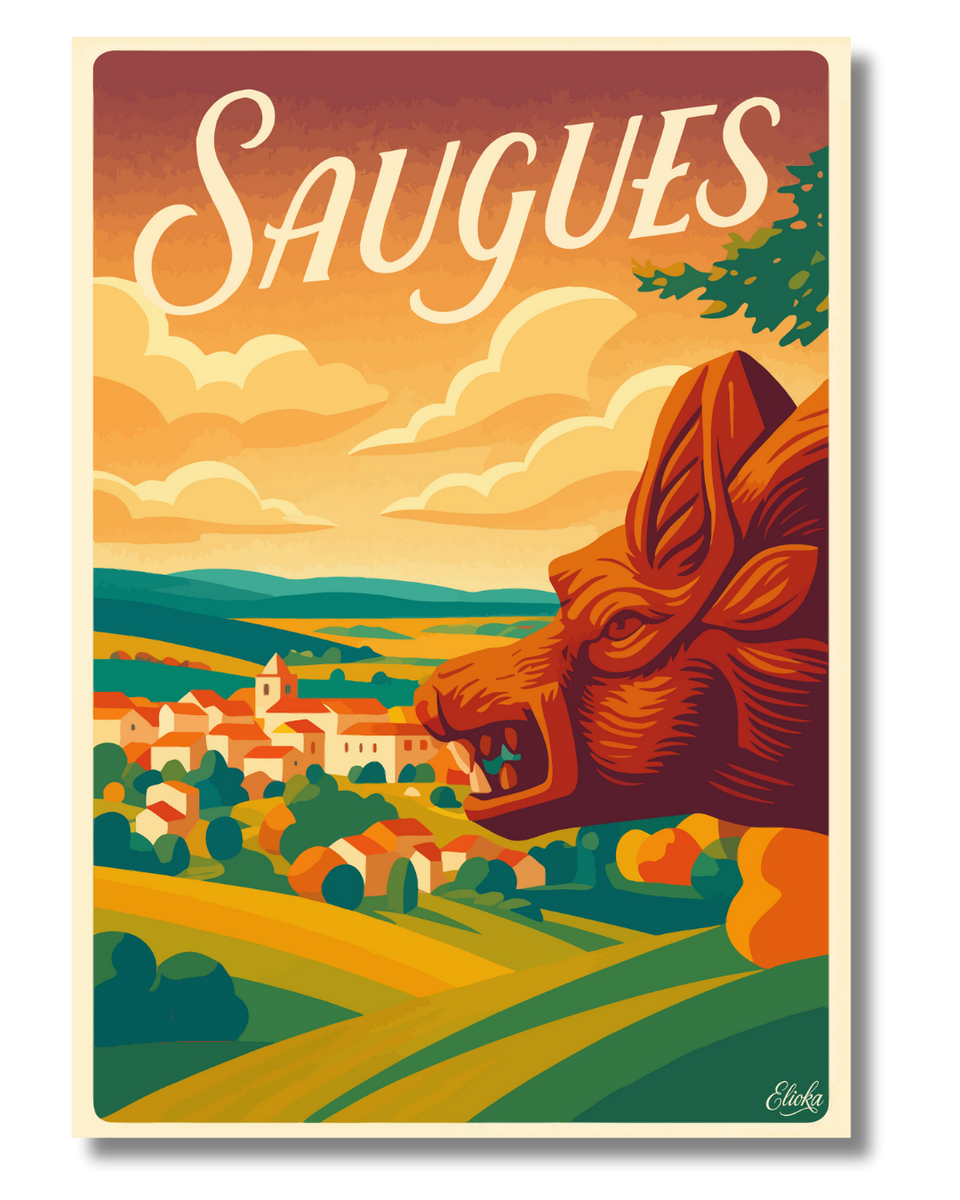Affiche Saugues