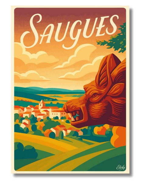 Affiche Saugues