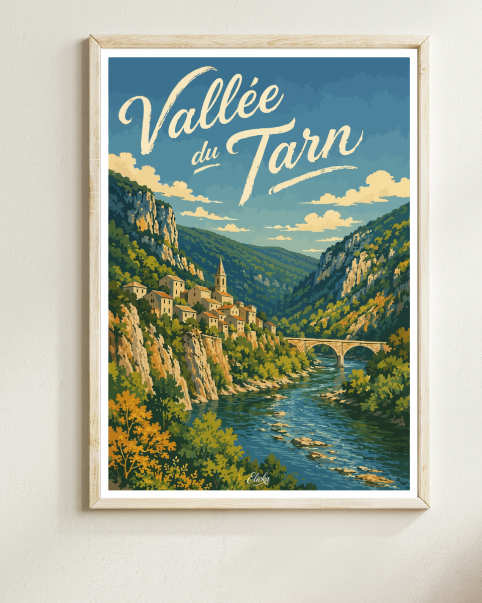 Affiche Vallée du Tarn