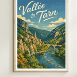Affiche Vallée du Tarn
