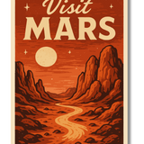 Affiche Visitez Mars