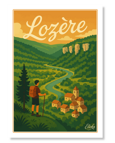 Affiche "Voyage en Lozère"