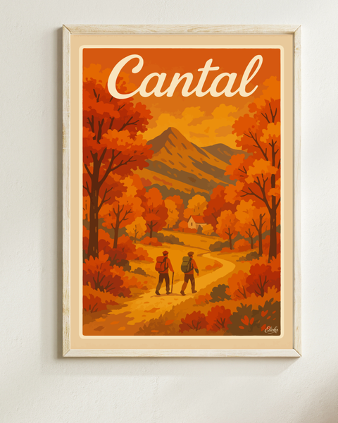 Affiche Cantal en automne