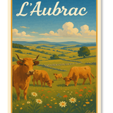 Affiche ''l'Aubrac''