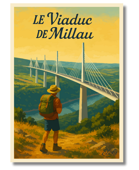 Affiche le Viaduc de Millau