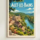 Alet les Bains Affiche