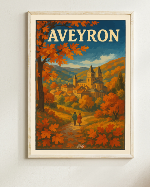 Affiche Aveyron Automne