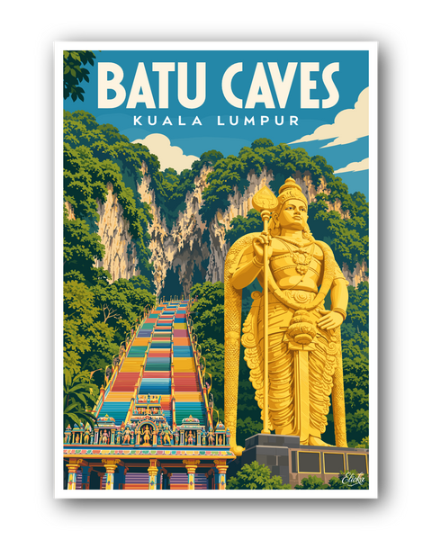 Affiche Batu Caves Kuala Lumpur