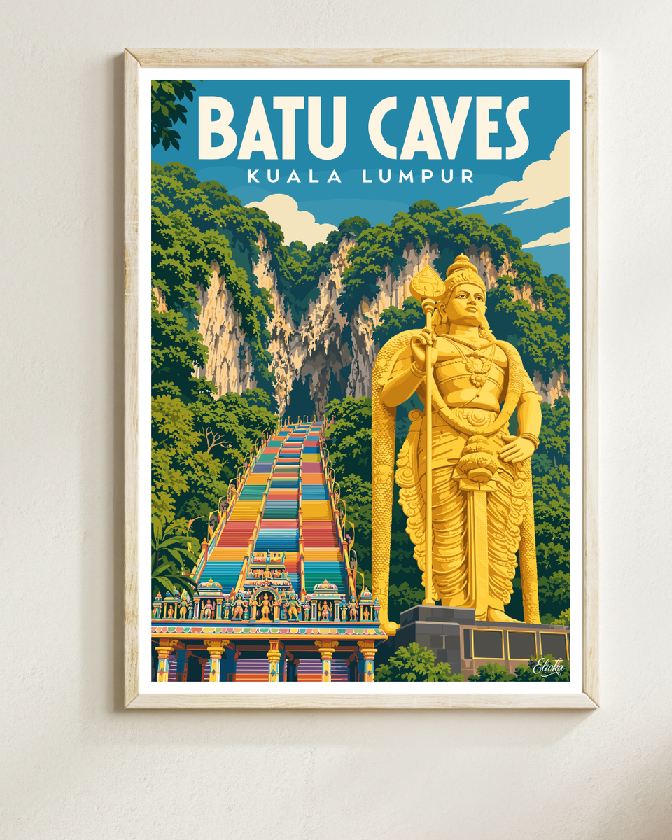 Affiche Batu Caves Kuala Lumpur