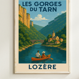 Cadre Les Gorges du Tarn Lozere