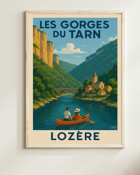 Cadre Les Gorges du Tarn Lozere