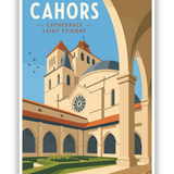 Affiche Cahors Cathédrale Saint Étienne