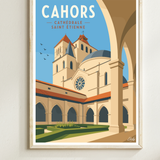 Affiche Cahors Cathédrale Saint Étienne