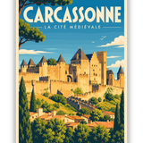 Affiche Carcassonne