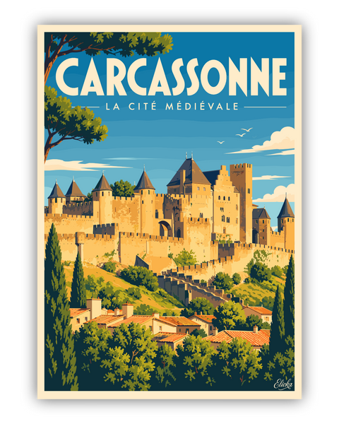 Affiche Carcassonne