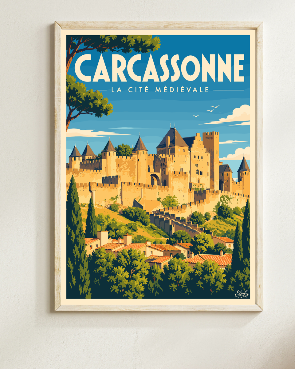 Affiche Carcassonne