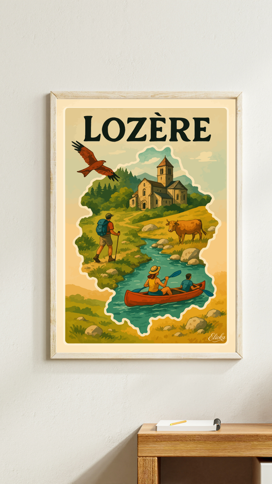 Carte de la Lozere
