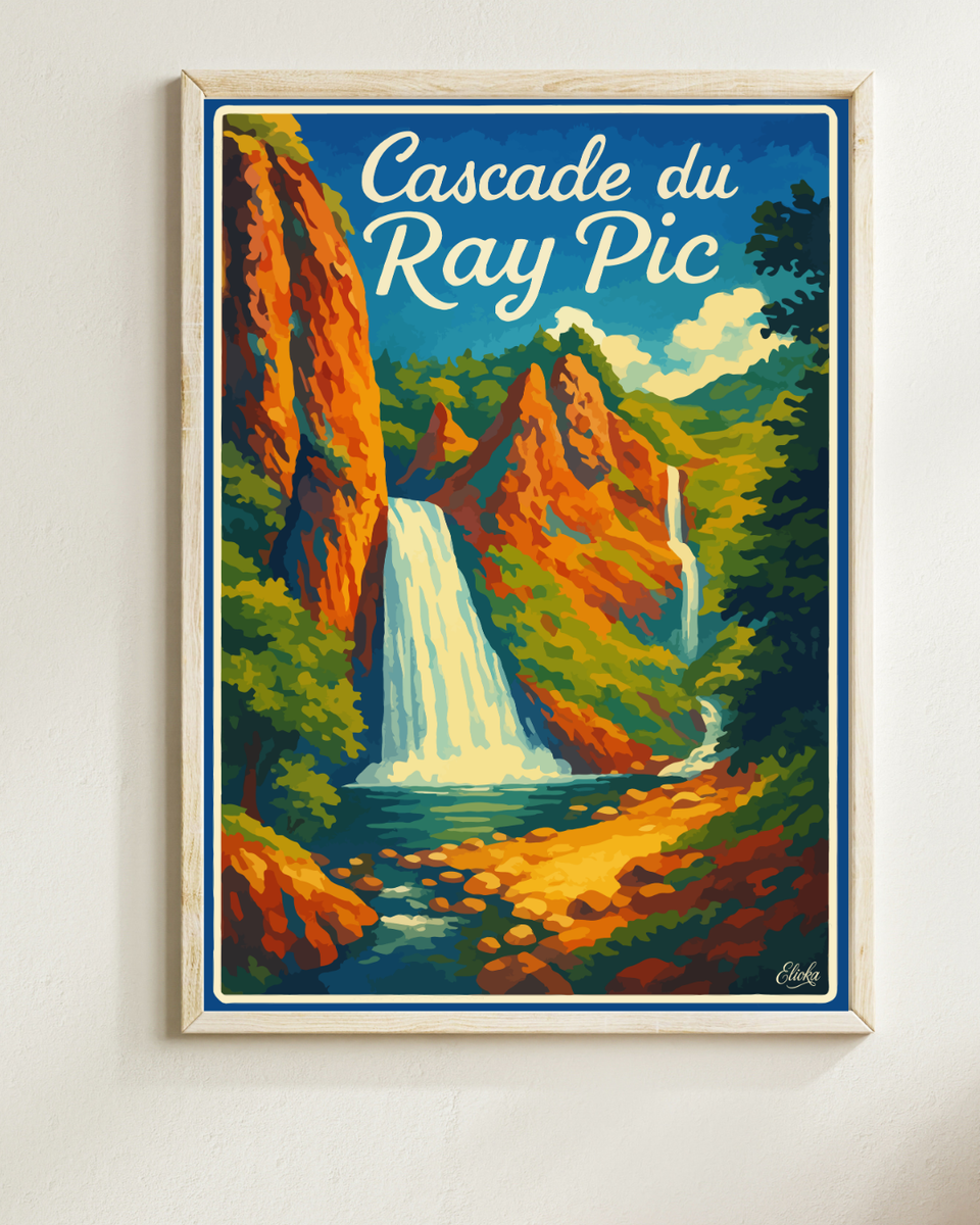 Affiche Cascade du Ray-Pic