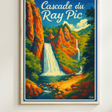 Affiche Cascade du Ray-Pic