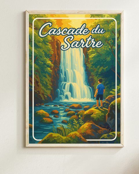 Affiche Cascade du Sartre