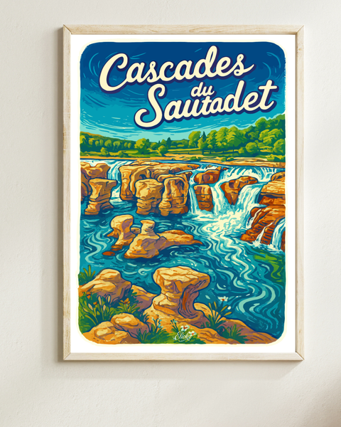 Affiche Cascades du Sautadet