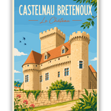 Affiche Castelnau-Bretenoux – Le Château