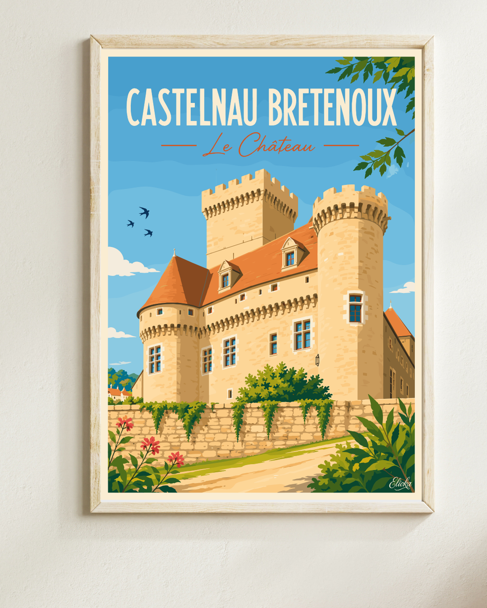 Affiche Castelnau-Bretenoux – Le Château