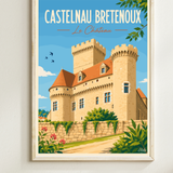 Affiche Castelnau-Bretenoux – Le Château