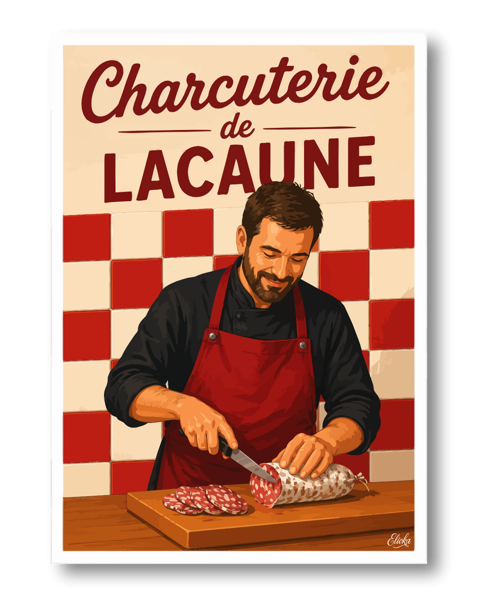 Affiche Charcuterie de Lacaune