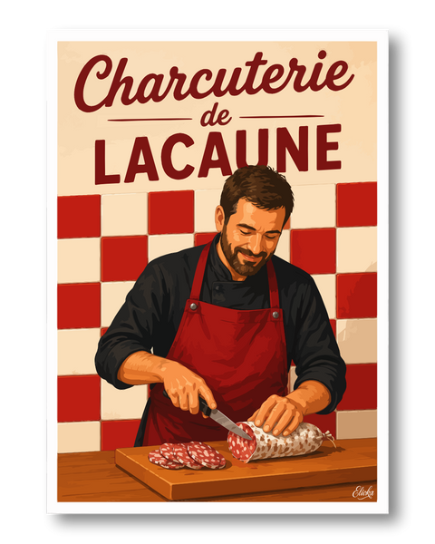 Affiche Charcuterie de Lacaune