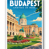 Affiche Budapest - Château de Buda
