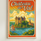 Affiche Château de Val Crépuscule