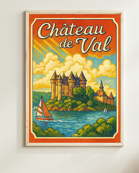 Affiche Château de Val Crépuscule