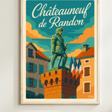 Affiche Châteauneuf-de-Randon