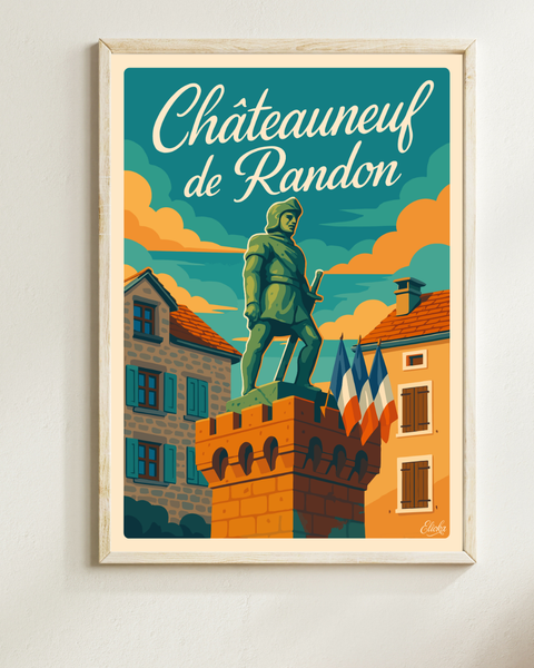 Affiche Châteauneuf-de-Randon