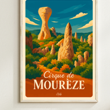 Affiche Cirque de Mourèze