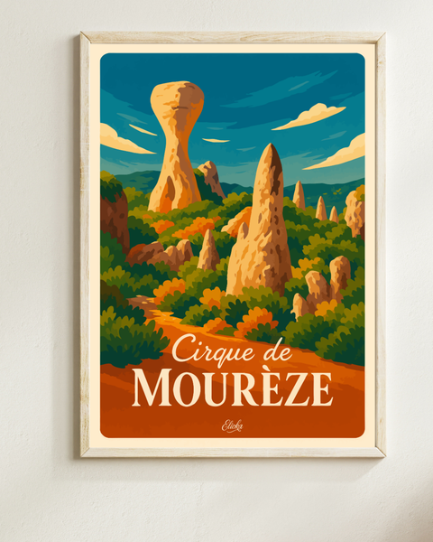 Affiche Cirque de Mourèze