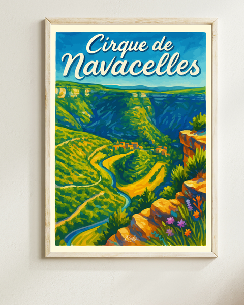Affiche Cirque de Navacelles