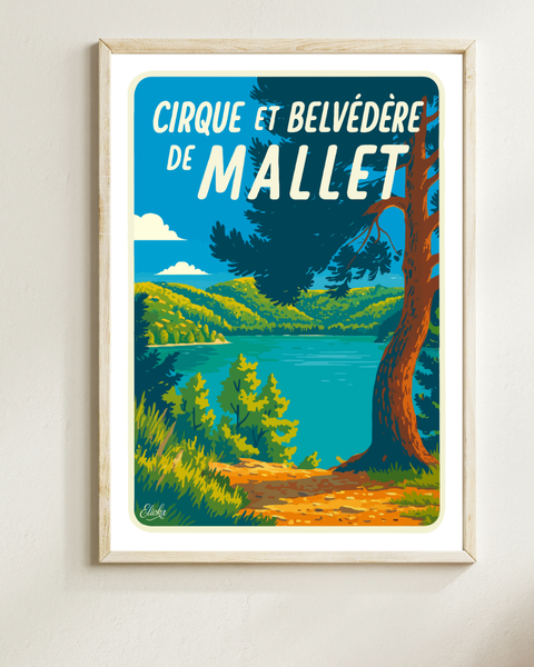 Affiche Cirque et Belvédère de Mallet