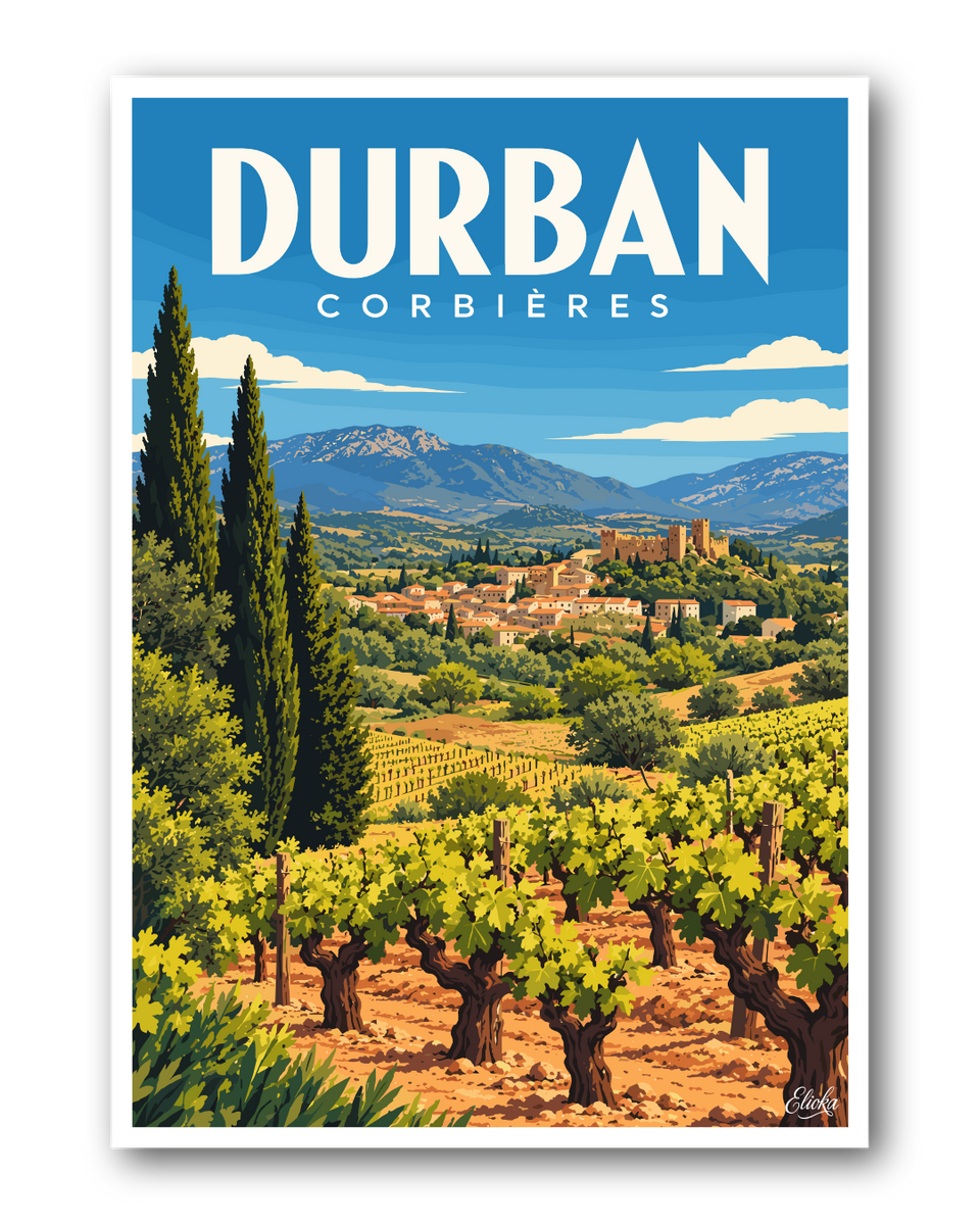 Affiche Durban - Corbières